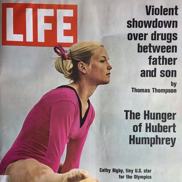 1972 Vintage Life Magazine with Olympian Gymnast Cathy Rigby - Picture 2 of 10
